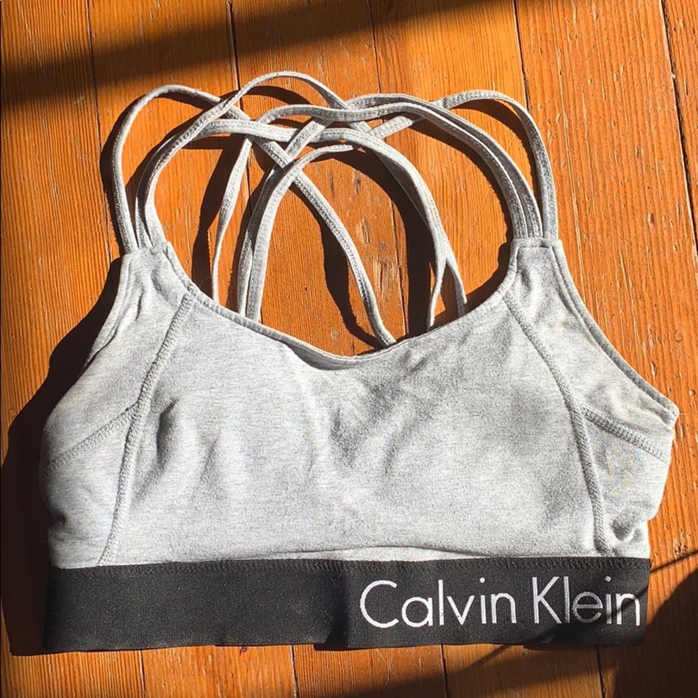 calvin klein sports bra